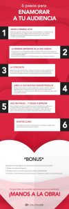 6 Pasos para enamorar a tu audiencia. Amor a primera vista.