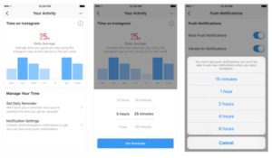 Instagram y Facebook crean alertas para saber el tiempo que pasas en las redes.
