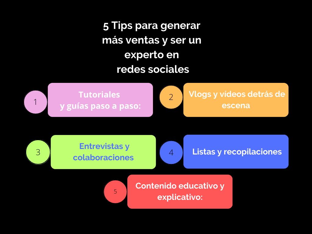 5 Tips para generar más ventas y ser un experto en redes sociales